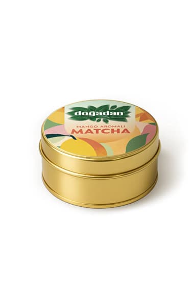 Doğadan Mango Aromalı Matcha Yeşil Çay Tozu 25 g