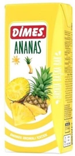DİMES MEYVE SUYU ANANAS 200ML (KOLİ) 27 ADET
