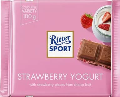 RITTER SPORT CILEKLI YOGURTLU CIKOLATA 100 GR