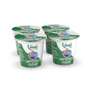 PINAR DENGE LAKTOZSUZ YOGURT 4*125 GR