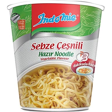 İndomie Bardak Noodle Sebzeli 60 Gr