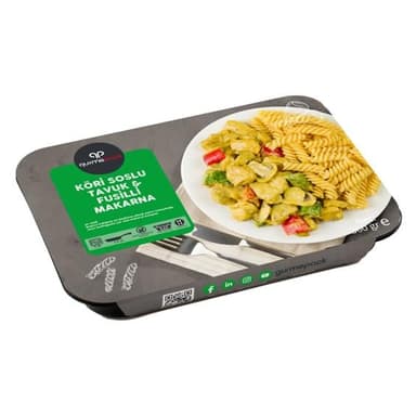 Köri Soslu Tavuk & Fusilli Makarna