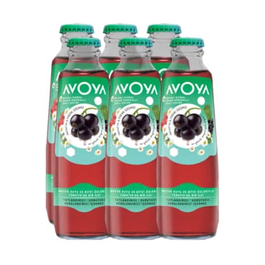 AVOYA SODA PAPATYA&F.UZUMU 6*200 ML