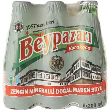 Beypazarı Doğal Zengin Mineralli Maden Suyu 6x200 ml