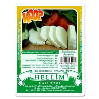 KOOP HELLIM PEYNIRI 250 GR
