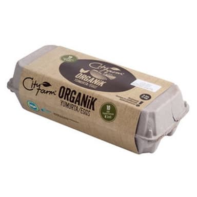 CITY FARM ORGANIK YUMURTA 10 LU