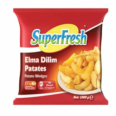 Süperfresh Elma Dilimli Patates 1 kg