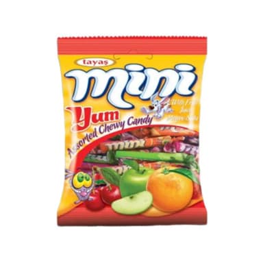 Tayaş Mini Yum Assorted Chewy Candy 170g