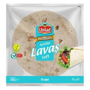 Untad Premium Tortilla Lavaş Soft 10 Adet 300g