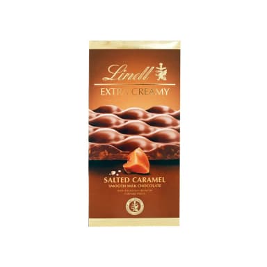 LINDT EXTRA CREAMY SALTED CARAMEL 80 GR