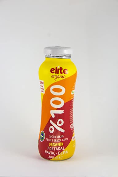Elite Organik Elma Portakal Havuç Suyu 200 ml