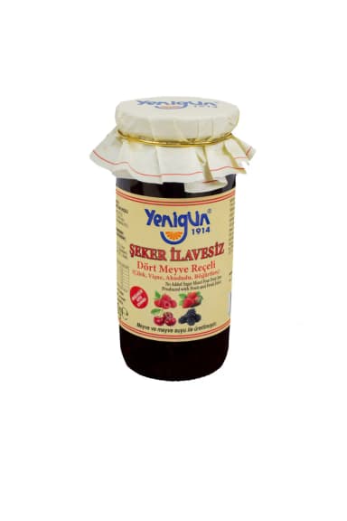 YENIGUN RECEL 4 MEYVELI 290gr SEKER ILAVESIZ