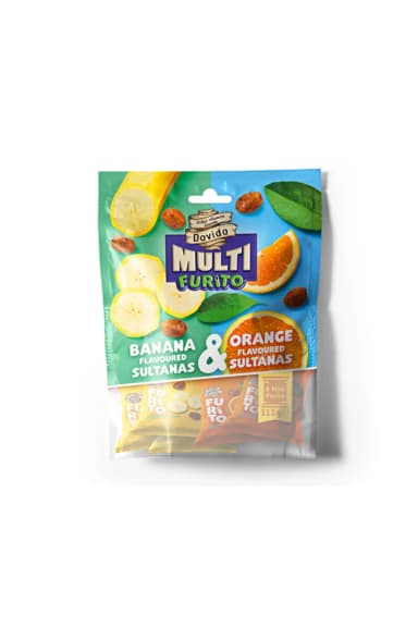 Dovido Portakal / Muz Aromalı Kuru Üzüm 8*14 gr