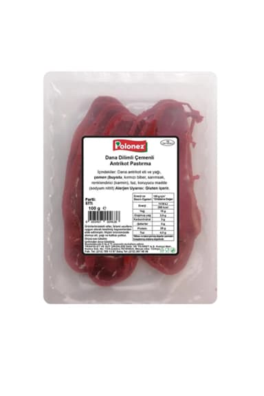 Polonez Antrikot Dilimli Pastırma 100 g (Avantaj Pkt)