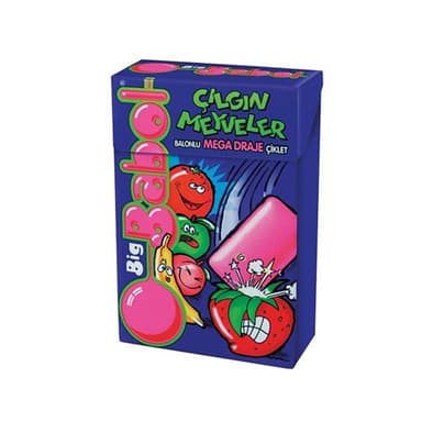 Big Babol Çılgın Meyveler Meyve Aromalı Sakız 36 gr