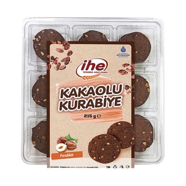 İhe Kakaolu Fındıklı Kurabiye 215 gr