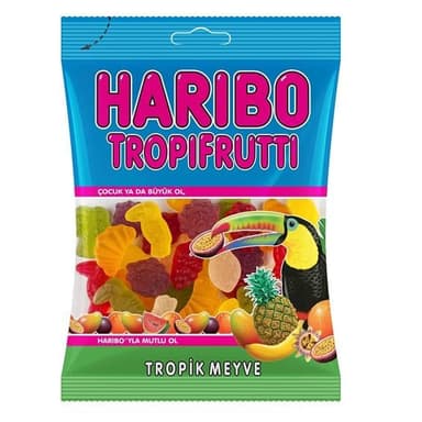 Haribo Tropifrutti Tropik Meyve Aromalı Şekerleme 80 Gr