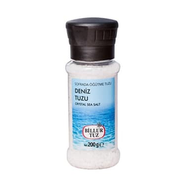 Billur Tuz Öğütme Deniz 200 gr Pls