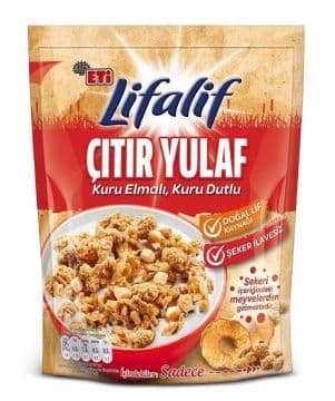 Eti Lifalif Elmalı Çıtır Yulaf 200 Gr x 12 Adet
