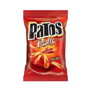 Patos Cips Rolls Acı Biberli 109 Gr