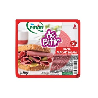 Pınar Aç Bitir Macar Salam 60 gr