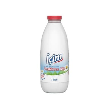 İçim Günlük Pastorize Süt Cam 1 lt