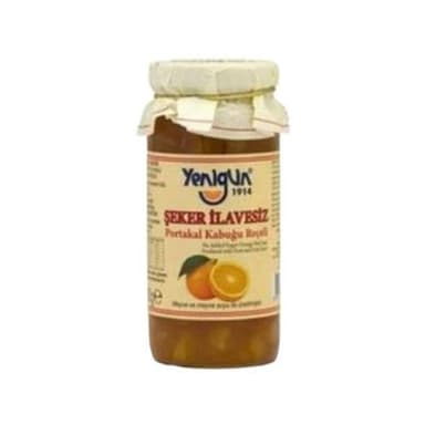 YENIGÜN SEKER ILAVESIZ 290gr PORTAKAL  REÇELI