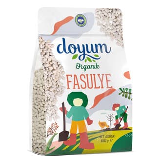 Doyum Organik Fasulye 1 Kg
