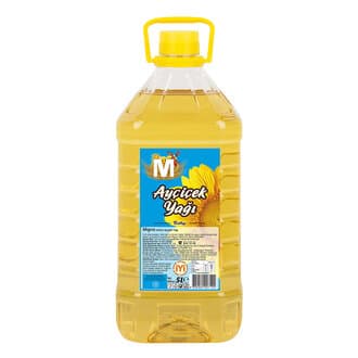 Migros Ayçiçek Yağı 5 L Köşeli Pet