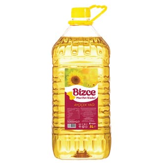 Bizce Ayçiçek Yağı Pet 5 L