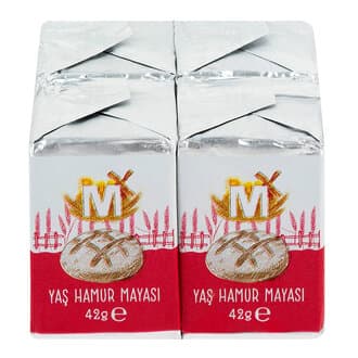 Migros Yaş Hamur Mayası 4'lü 168 G