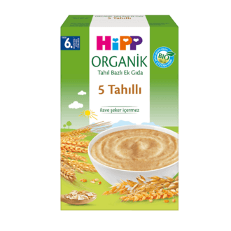 Hipp Organik 5 Tahıllı Kaşık Maması 200 G