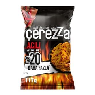 Çerezza Acı Baharatlı Mısır Çerezi Süper Boy 117 G