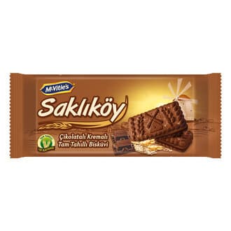 Saklıköy Çikolata Kremalı Bisküvi 87 G