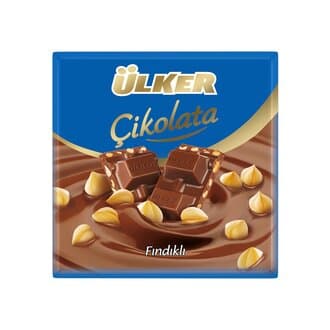 Ülker Fındıklı Sütlü Kare Çikolata 60 G