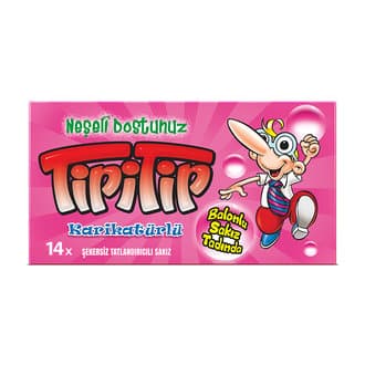 Tipitip Karışık Meyve Ve Mentol Aromalı Sakız 27 G