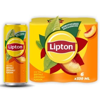 Lipton Ice Tea Şeftali 6 x 330 Ml