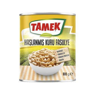 Tamek Haşlanmış Fasulye 800 G