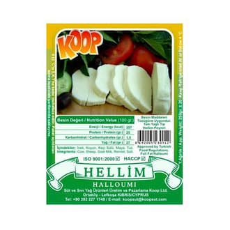 Koop Süt Hellim Peyniri 250 G
