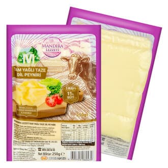 Mandıra Lezzeti Tam Yağlı Taze Dil Peyniri 250 G