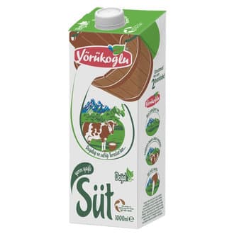 Yörükoğlu Yarım Yağlı Süt 1L