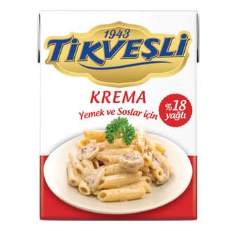 Tikveşli %18 Yağlı Krema 200 Ml