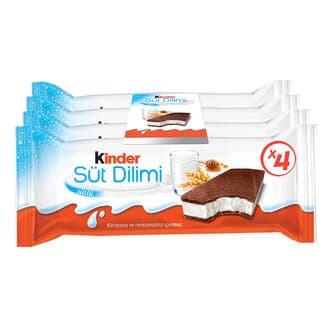 Kinder Süt Dilimi 4 Adet x 28 gr