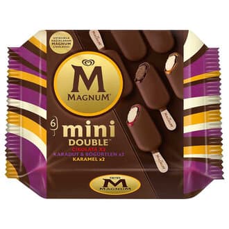 Magnum Mini Double Çikolata Böğürtlen Karadut Karamel 345 Ml