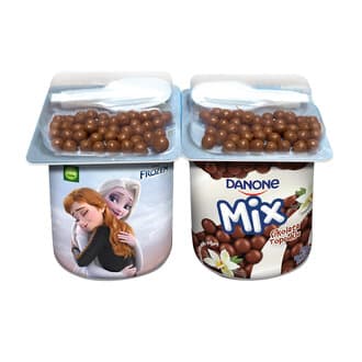 Danone Mix Çikolata Toplu Vanilya Aromalı Yoğurt 2x92.6 G