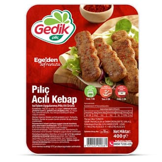 Gedik Piliç Acılı Kebap 400 G