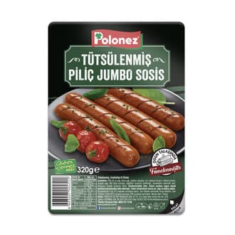 Polonez Tütsülenmiş Piliç Jumbo Sosis 320 G