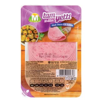 Migros Tam Yetti Hindi Parça Etli Salam 60 G