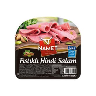 Namet Fıstıklı Hindi Salam 7/24 50 G