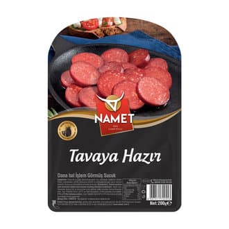 Namet Dilimli Isıl İşlem Görmüş Sucuk 200 G